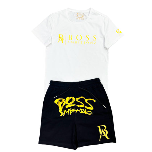 Shine Bright with the Luxury Gold Rush Tracksuit - BossAmbitionz S