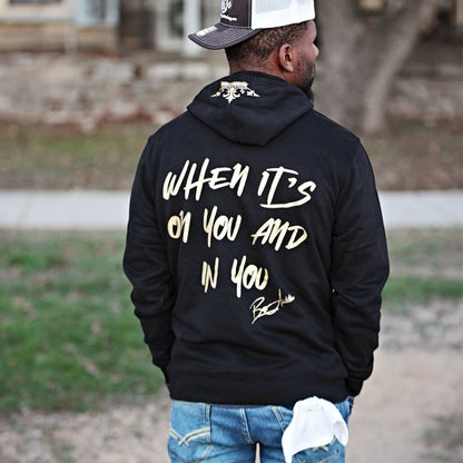 Limited Edition Ambition Crown Hoodie: Black & Gold - BossAmbitionz