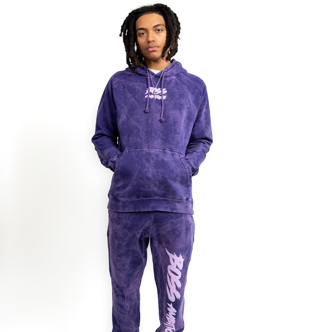 Revitalized Purple Haze Sweatsuit: Vintage Vibes, Modern Comfort - BossAmbitionz
