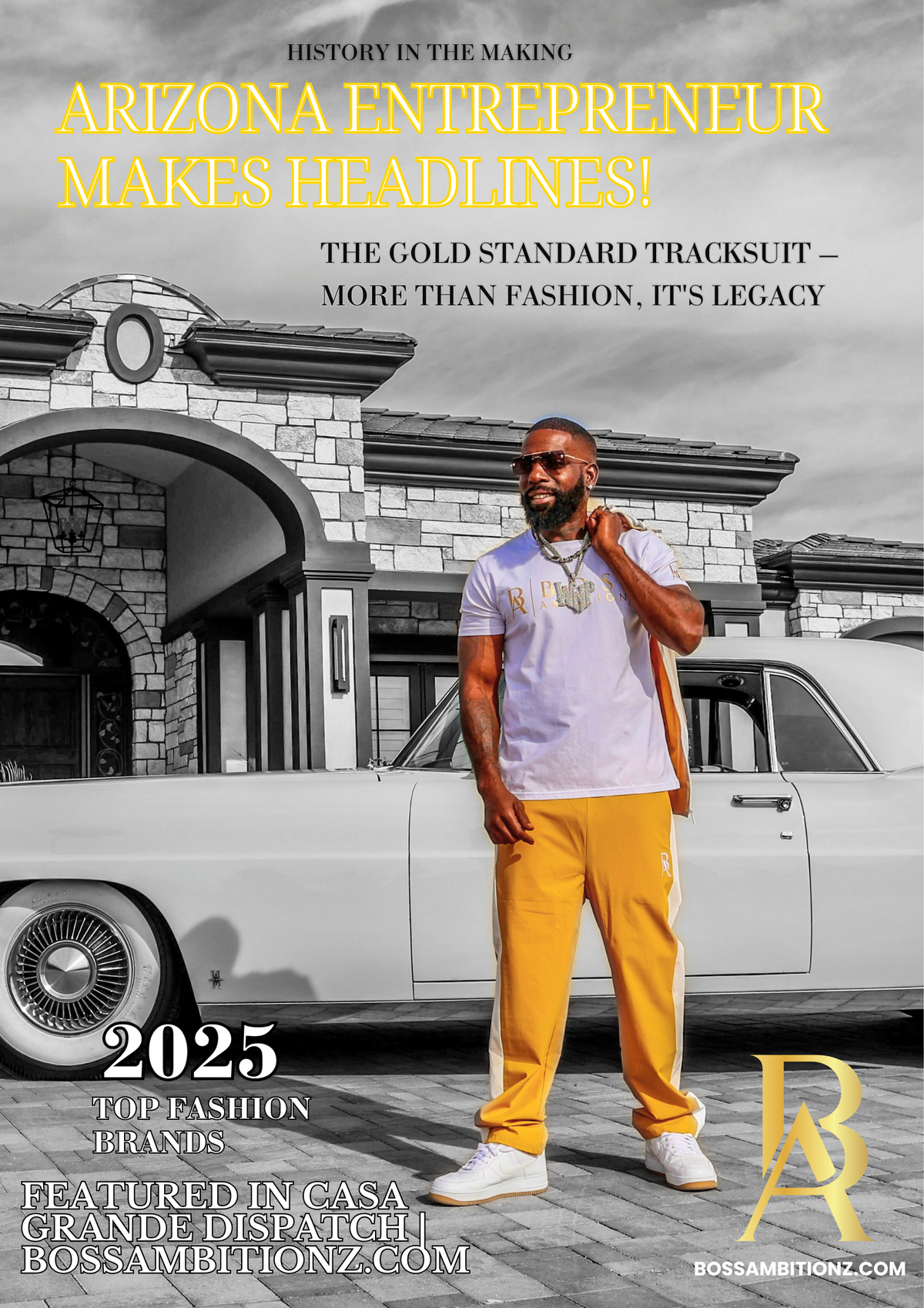 Honoring the Greats: The Gold Standard Tracksuit and Our Arizona Roots