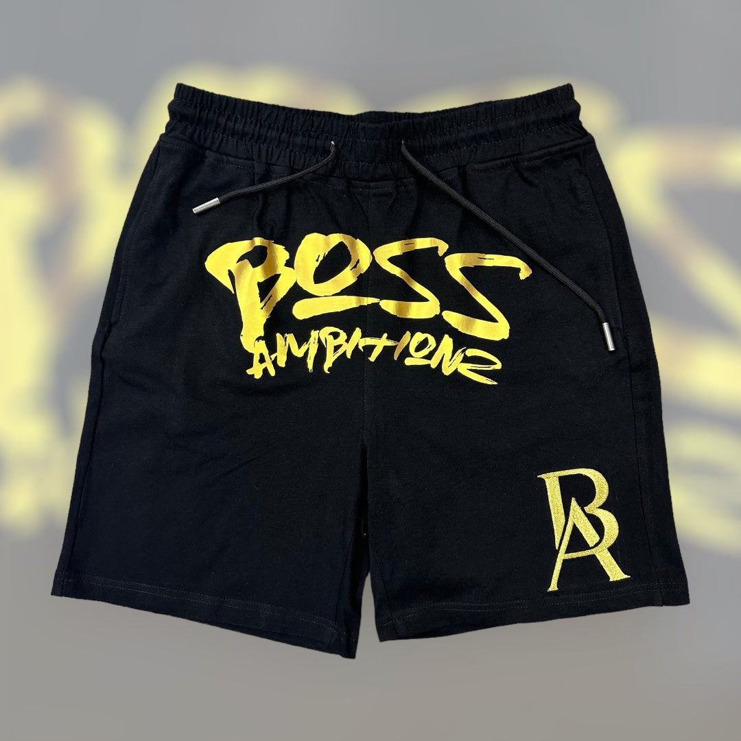 Gold Rush Track Shorts - Luxury Fashion Apparel by Boss Ambitionz