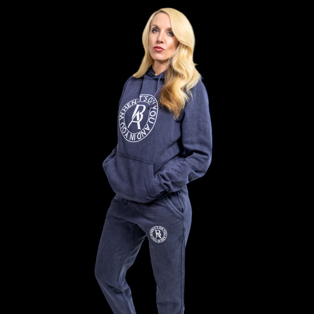 Vintage Denim Revival Sweatsuit - BossAmbitionz