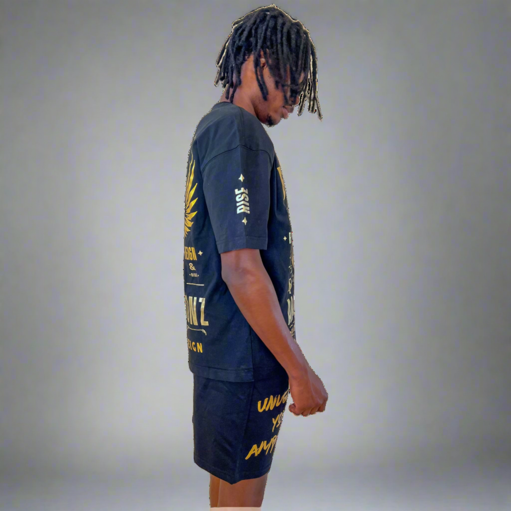 Unleash Your Ambition: Boss Ambitionz Men's Embroidered Sweat Shorts