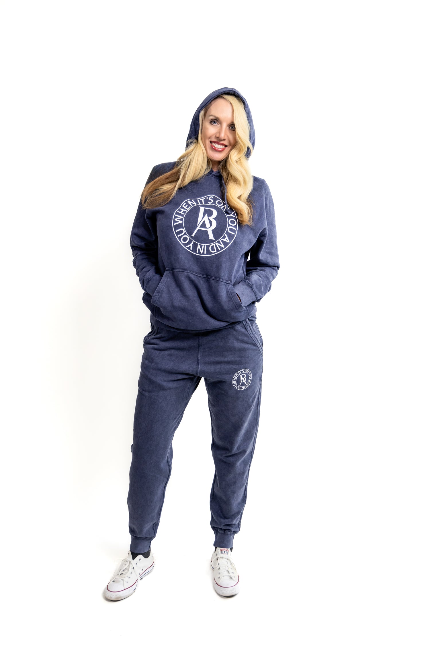 Vintage Denim Revival Sweatsuit - BossAmbitionz