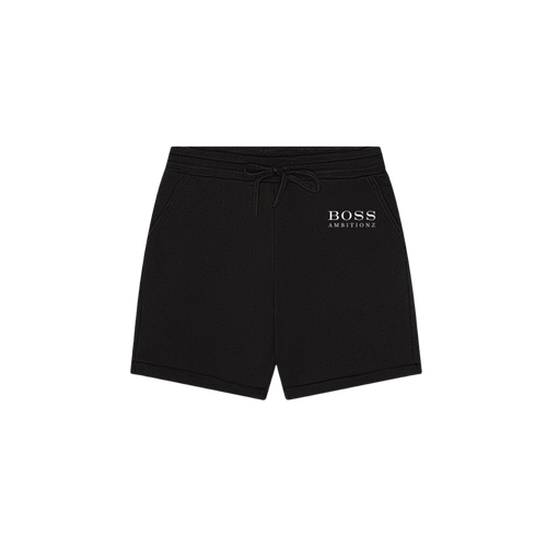 Black shorts from the Cool Down Complete Set featuring Boss Ambitionz logo and comfortable design.
