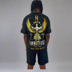 Unleash Your Ambition: Boss Ambitionz Men's Embroidered Sweat Shorts