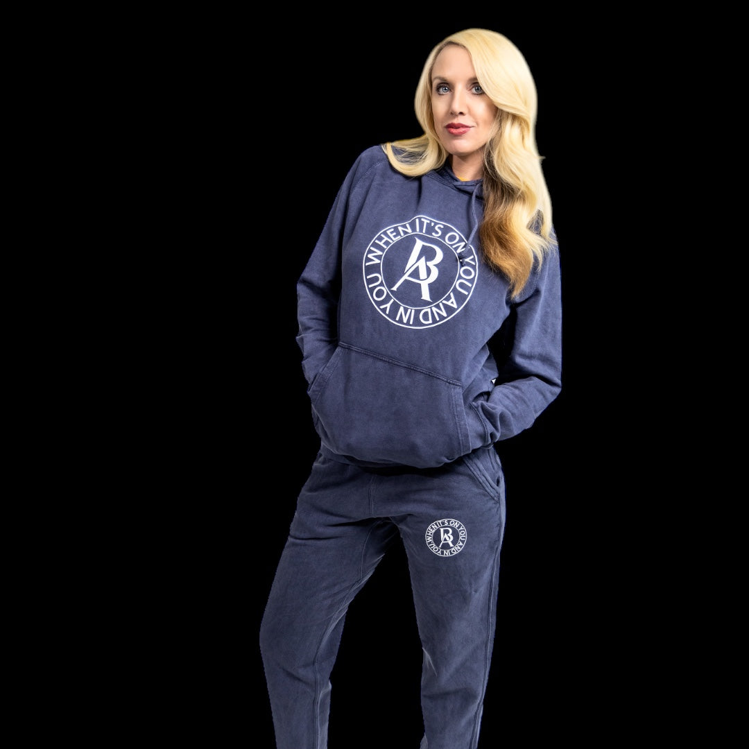 Vintage Denim Revival Sweatsuit - BossAmbitionz