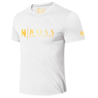 Camiseta blanca con logo exclusivo de Boss Ambitionz para hombre para un estilo urbano definitivo