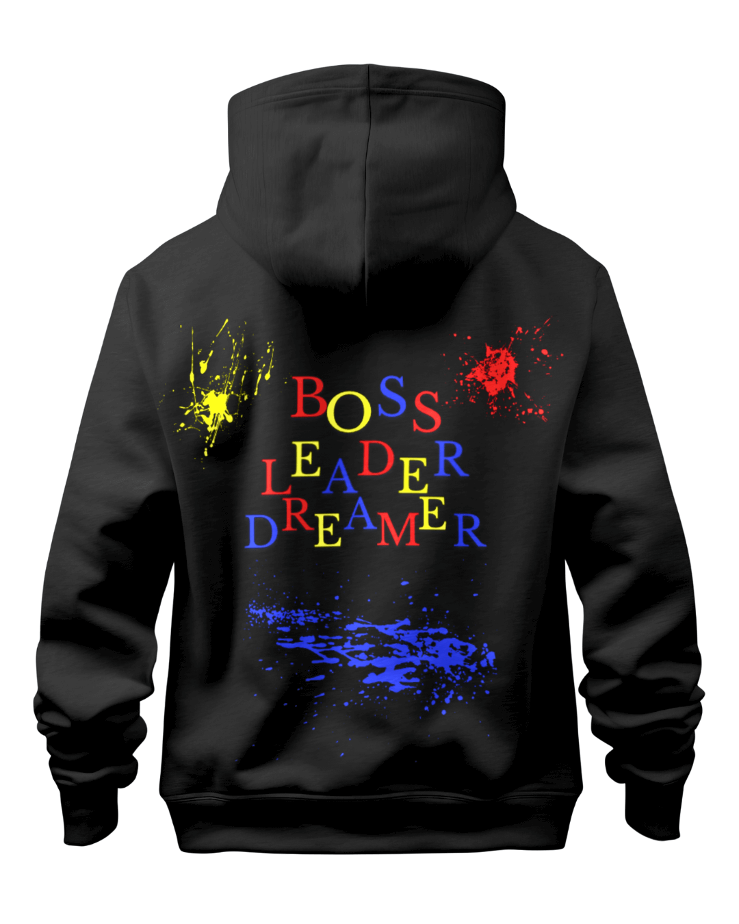 back view of boss leader dreamer hoodie