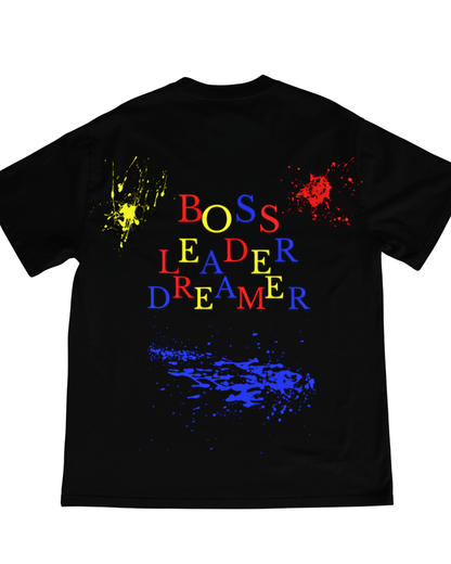 Back view of Boss Leader Dreamer heavyweight tee