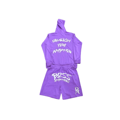Back side product pic of Boss Ambitionz Street Heat Purple Haze Set