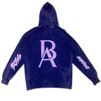 Back view of Boss Ambitionz Purple Haze  Hoodie