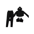 Black Boss Ambitionz Glow-Getter Reflective Exclusive: Women's 3 Piece Gym Set