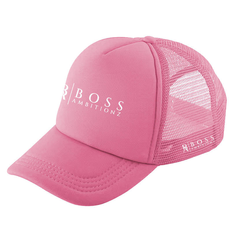 Boss Ambitionz Classic Trucker Hats - BossAmbitionz Pink