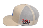 Side view of theBoss Ambtionz Signature Truckers Hat 