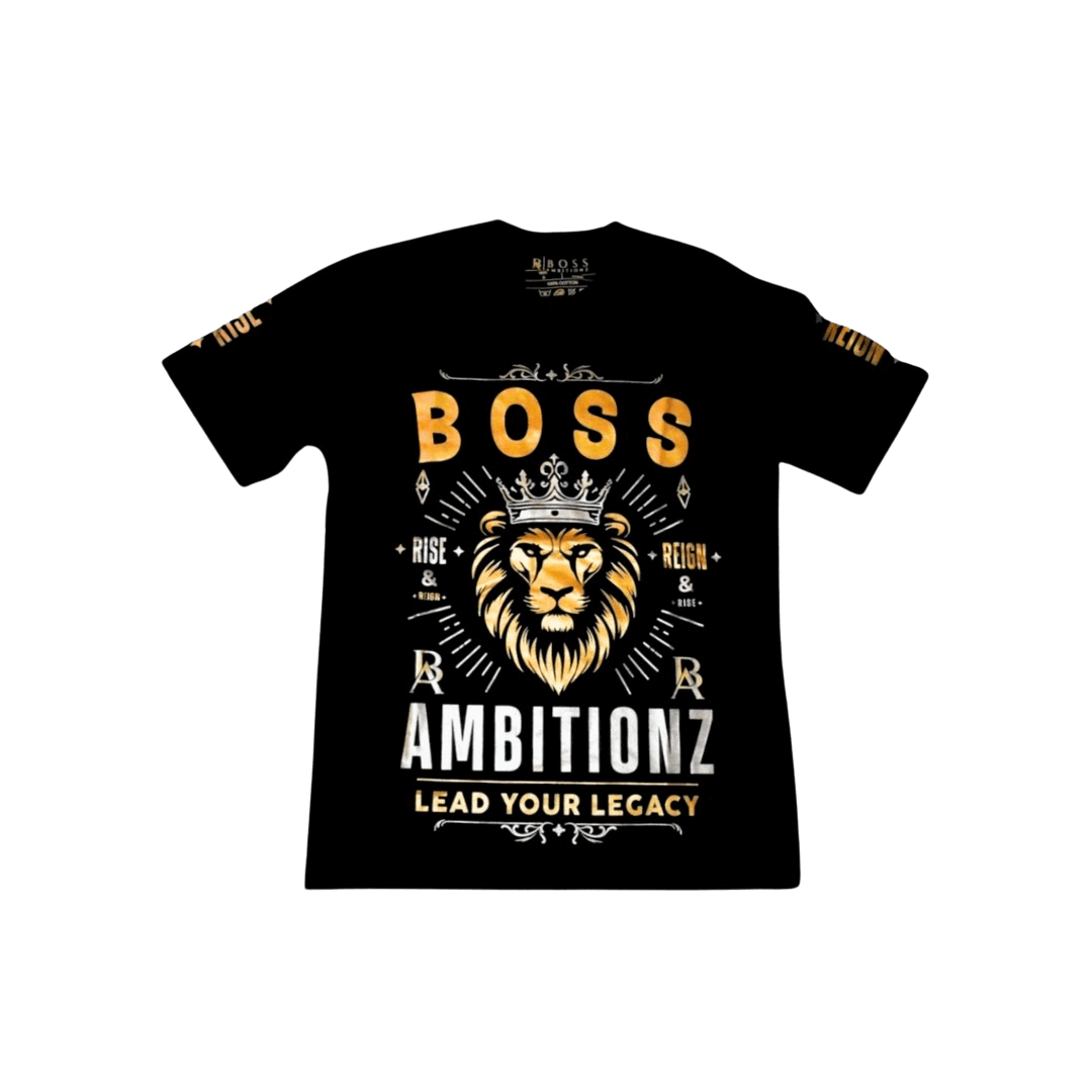 Front view of Boss Ambitionz Phoenix Tee