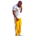 Camiseta blanca con logo exclusivo de Boss Ambitionz para hombre para un estilo urbano definitivo