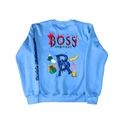 Boss Ambitionz Legacy Luxe crew neck hoodie