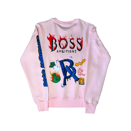 Boss Ambitionz Legacy Luxe crew neck hoodie