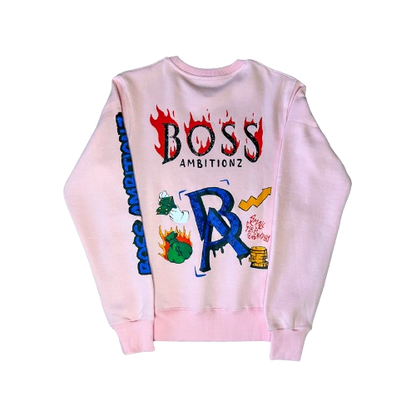 Boss Ambitionz Legacy Luxe crew neck hoodie