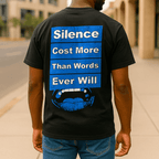Men’s Mental Health Support Tee – "Silent Battles. Loud Cries."