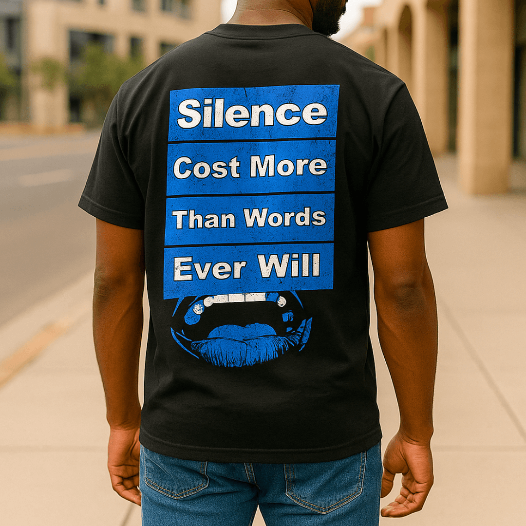 Men’s Mental Health Support Tee – "Silent Battles. Loud Cries."