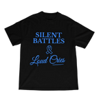 Men’s Mental Health Support Tee – "Silent Battles. Loud Cries."