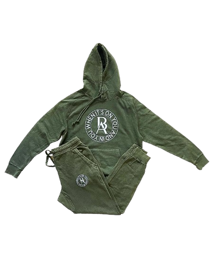 Olive Boss Ambitionz Vintage Dreams Sweatsuit