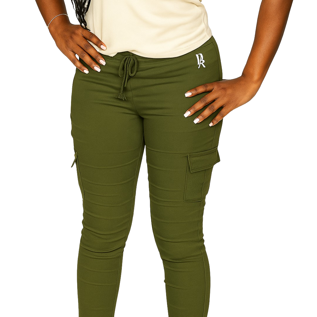 Olive Oasis Cargo Joggers for Women