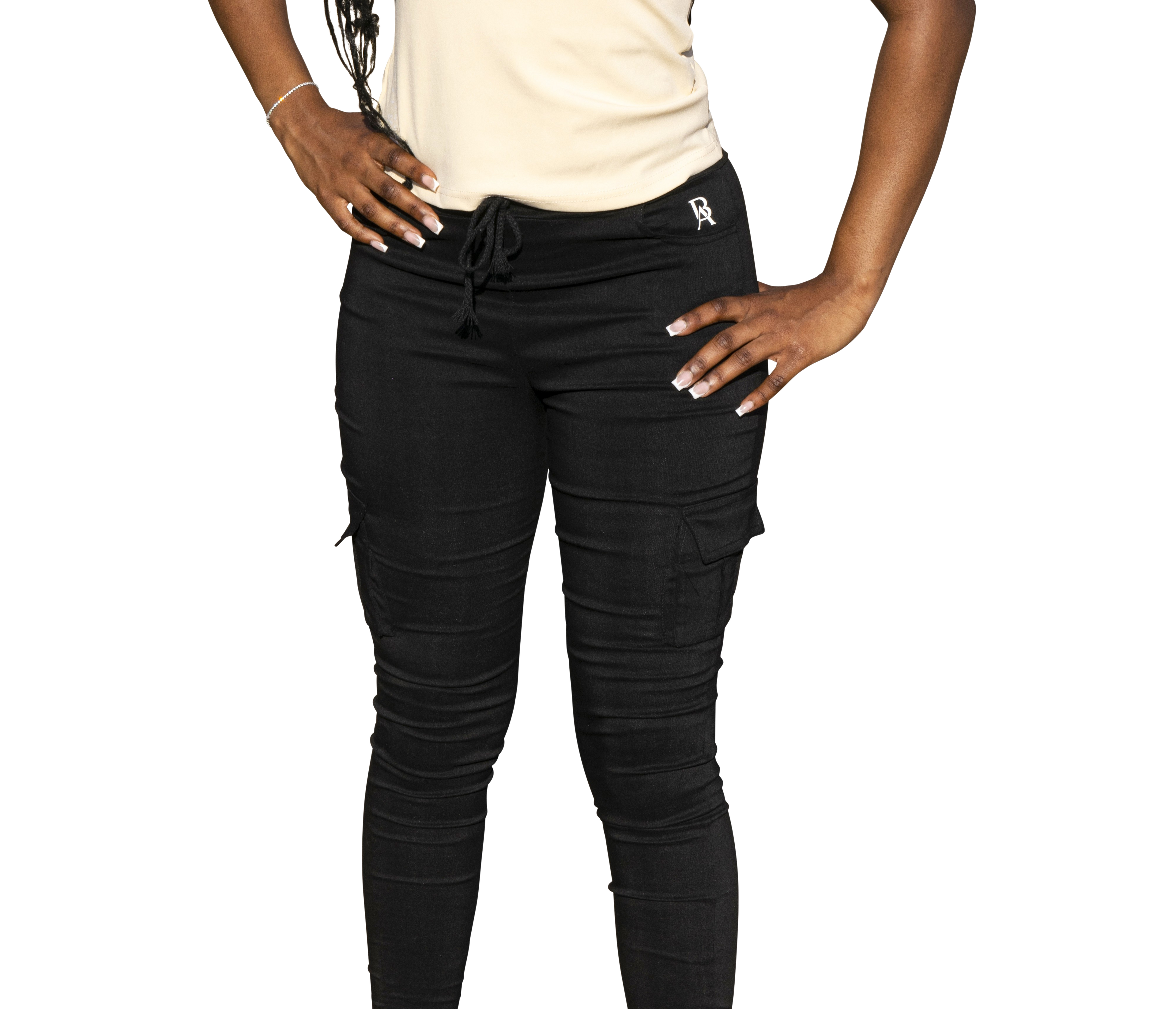 Boss Ambitionz Joggers cargo carmesí para mujer