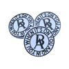 Product pic showcasing Boss Ambitionz Black and White Signature Croc Charms