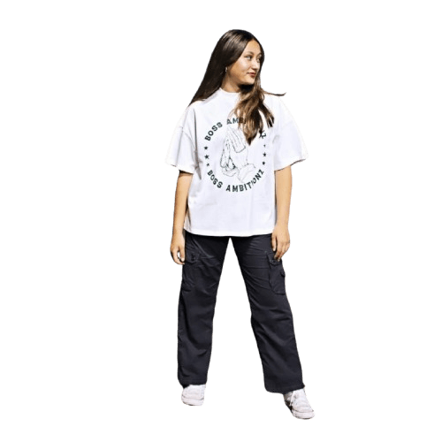 Rihanna rockingBoss Ambitionz Everyday Luxe' Oversized Heavyweight Cotton Tee