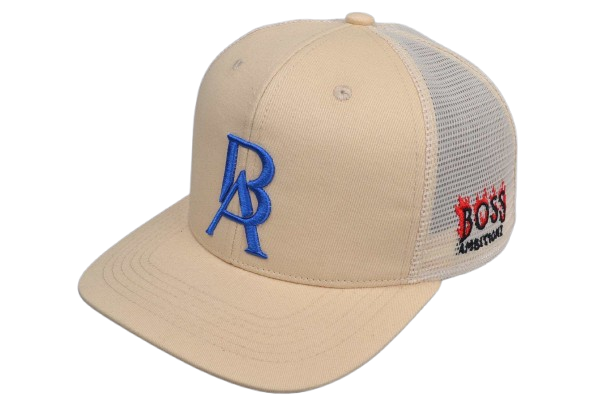 Side View Boss Ambitonz Signature Trucker Hat. 