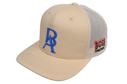 Side View Boss Ambitonz Signature Trucker Hat. 