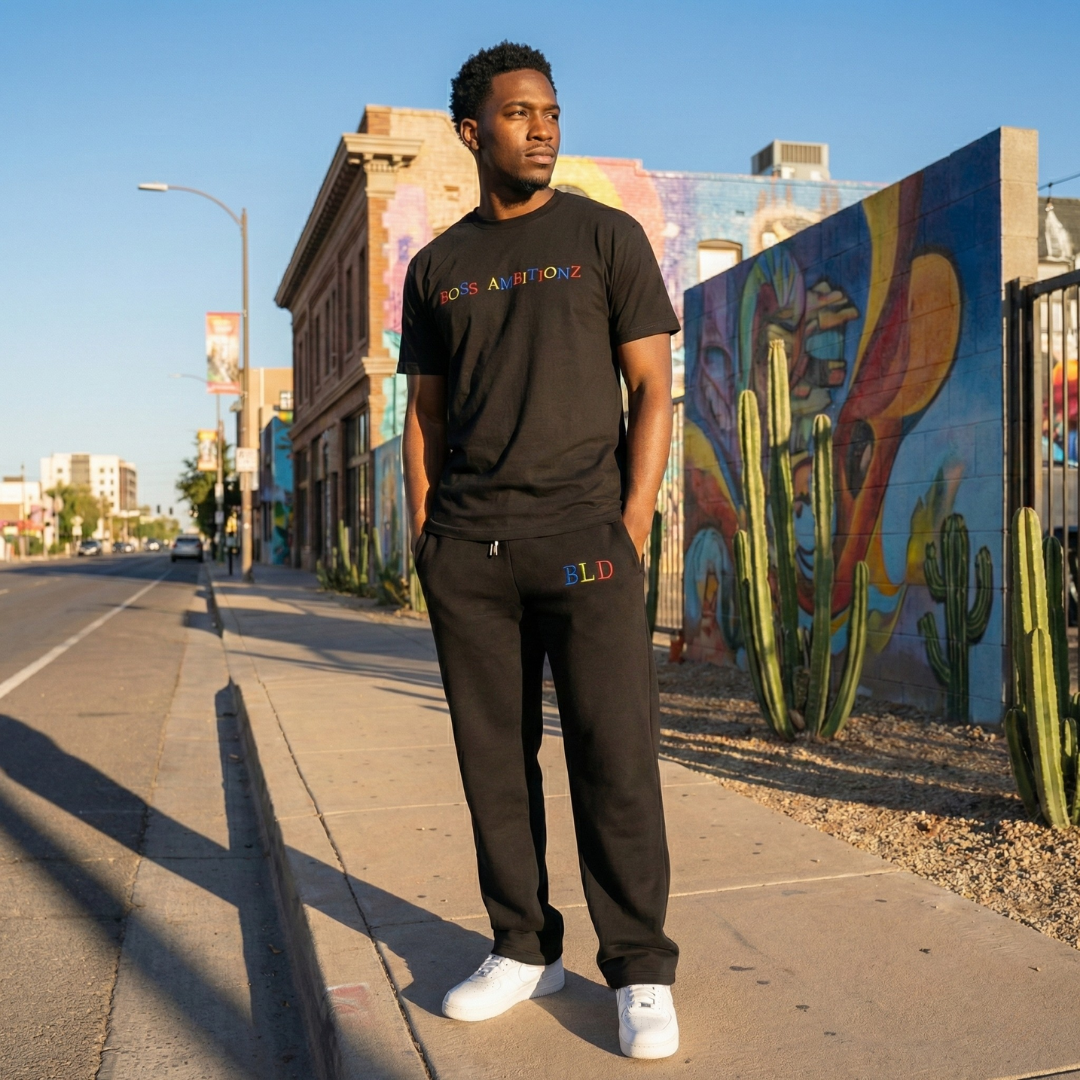 Fleece Joggers - Boss. Leader. Dreamer.