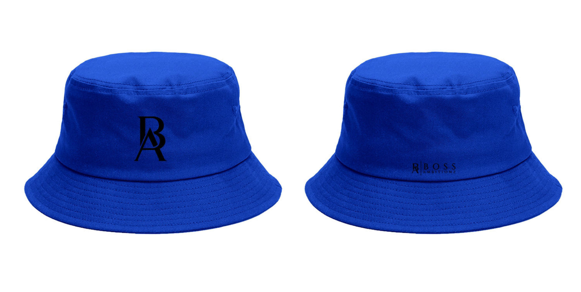 Bucket Hats by Boss Ambitionz - BossAmbitionz Large / Blue/Black