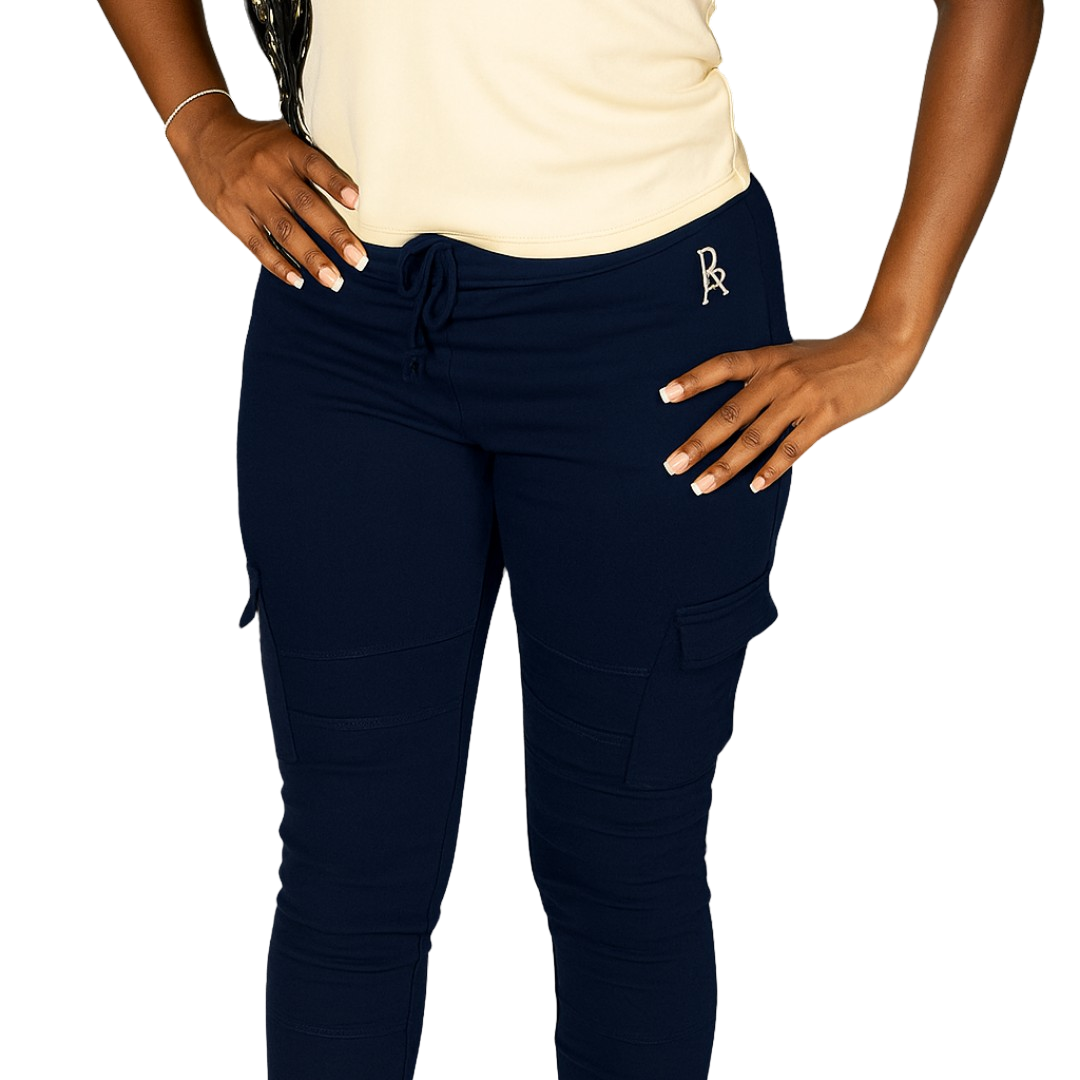 Boss AmbitionzJoggers tipo cargo en blanco prístino de mujer