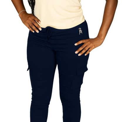 Boss AmbitionzJoggers tipo cargo en blanco prístino de mujer