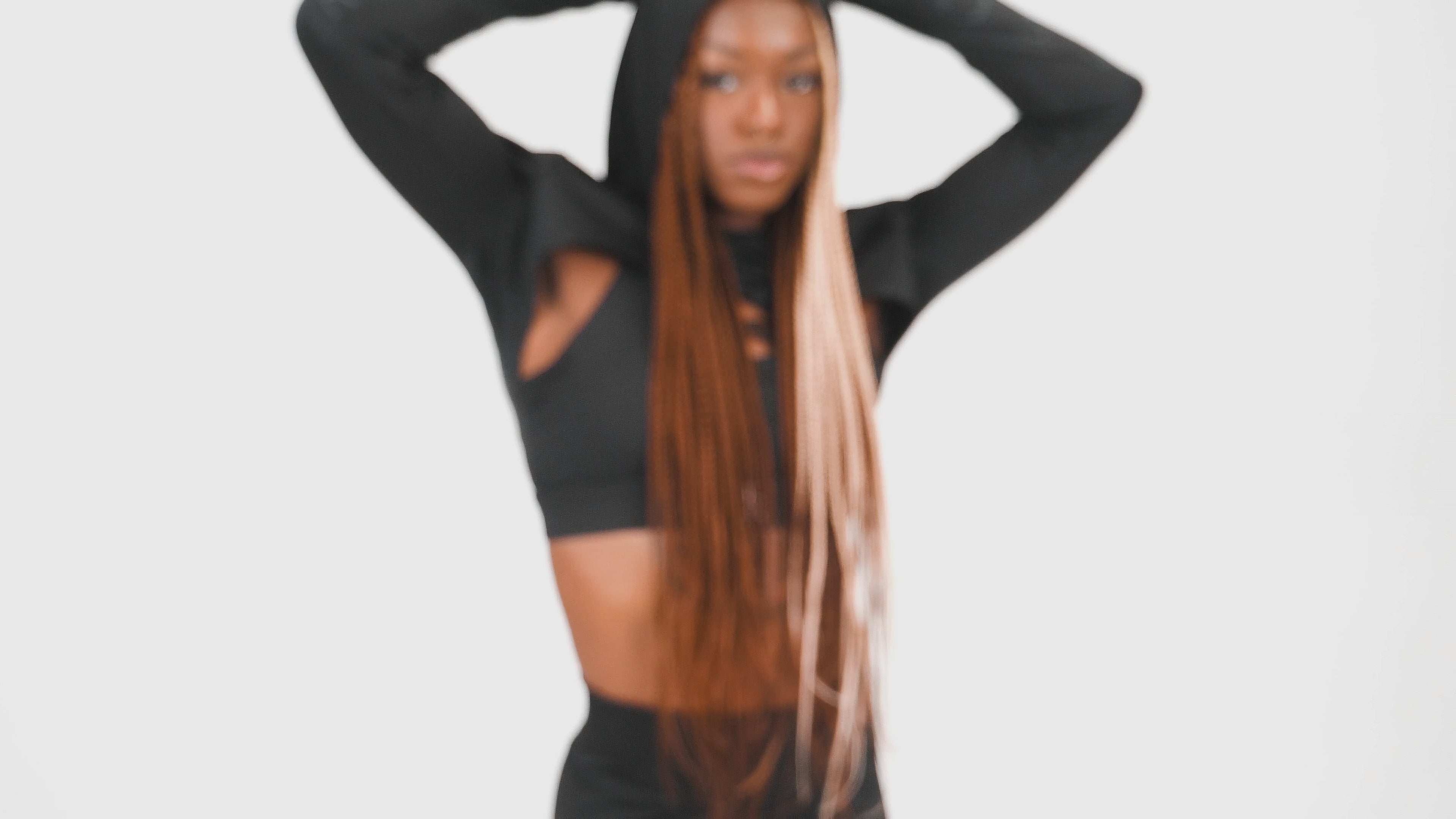 Promo video showcasing black Boss Ambitionz Glow-Getter Reflective Exclusive: Women's 3 Piece Gym Set